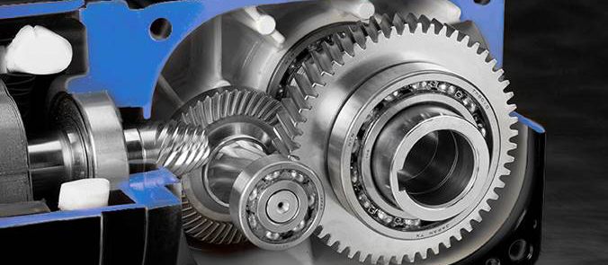Hypoid Gearmotor Cutaway